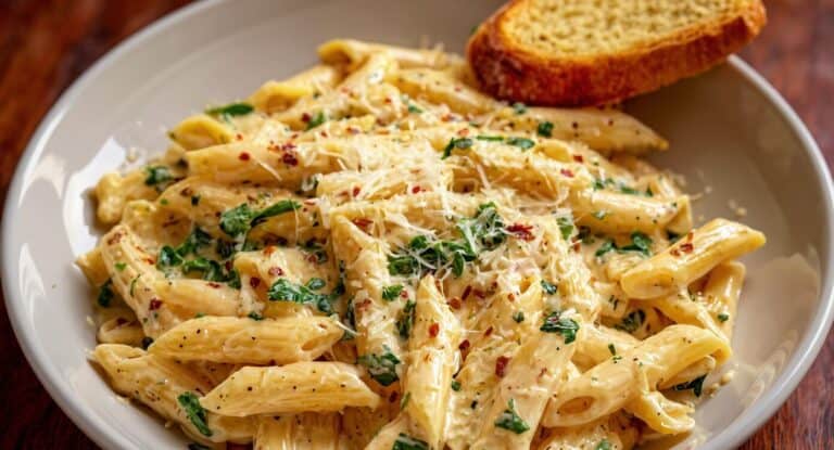 One Pot Creamy Garlic Pasta