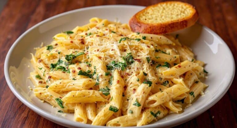 One Pot Creamy Garlic Pasta