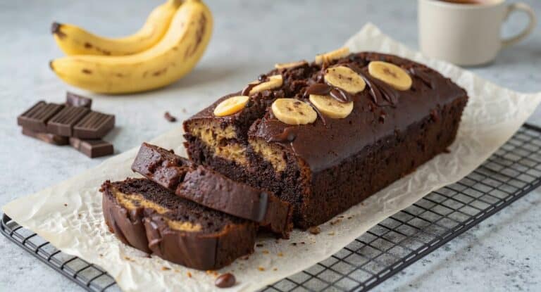 Chocolate Espresso Banana Bread Recipe