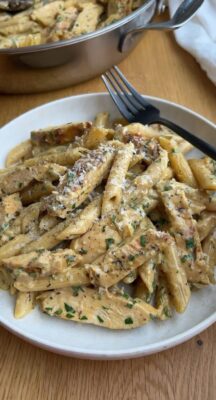 Garlic Parmesan Chicken Pasta
