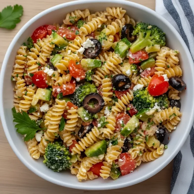 Creamy High Protein Pasta Salad