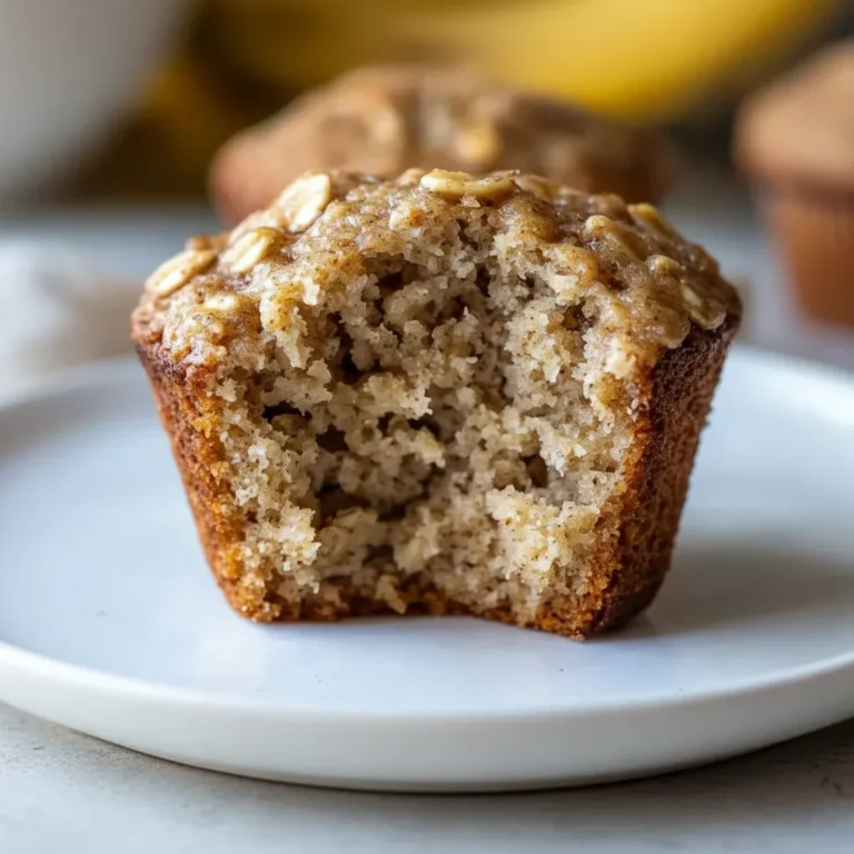Easy One-Bowl Banana Oatmeal Muffins Recipe