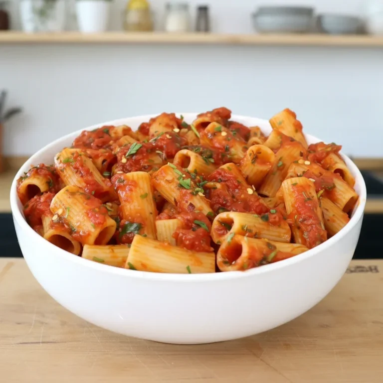 Easy Rigatoni Arrabbiata: A Spicy 15-Minute Dinner