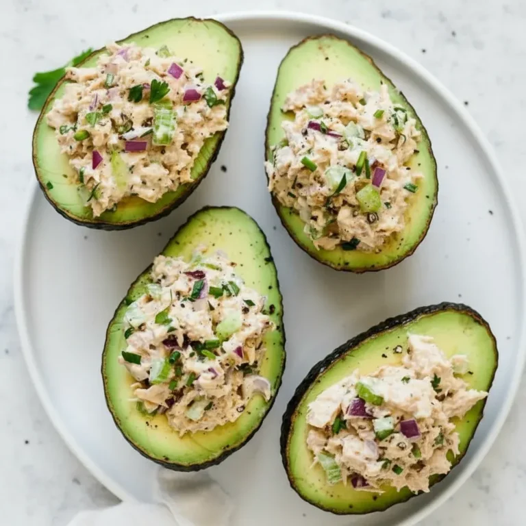 Easy Tuna Stuffed Avocados