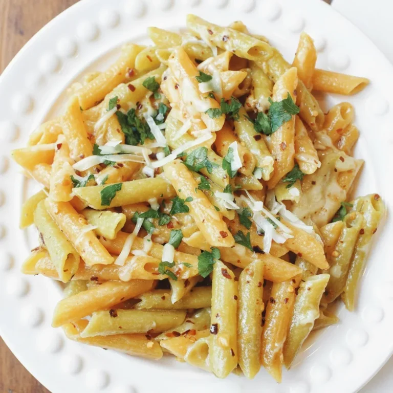 Gluten-Free Garlic Parmesan Pasta with Lentils