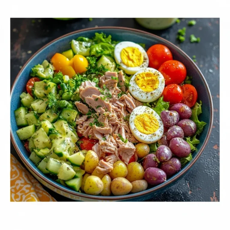 Healthy Tuna Egg Salad Bowl