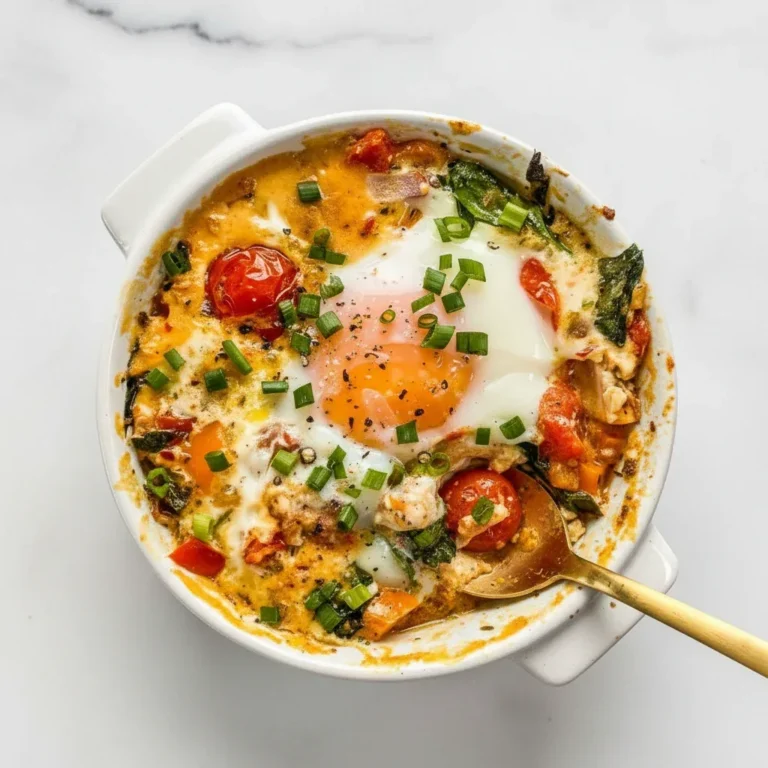 Mediterranean Baked Feta Eggs Recipe for Breakfast