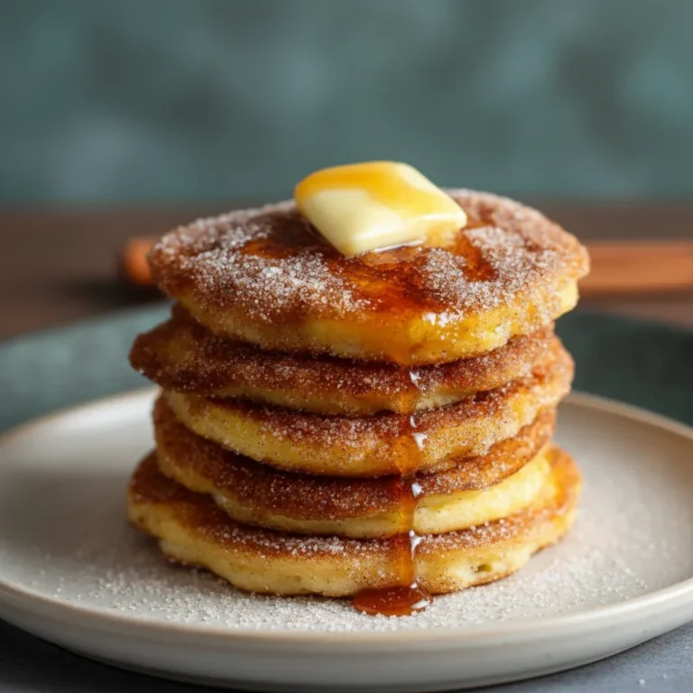 Spanish-Inspired Churro Pancakes Recipe