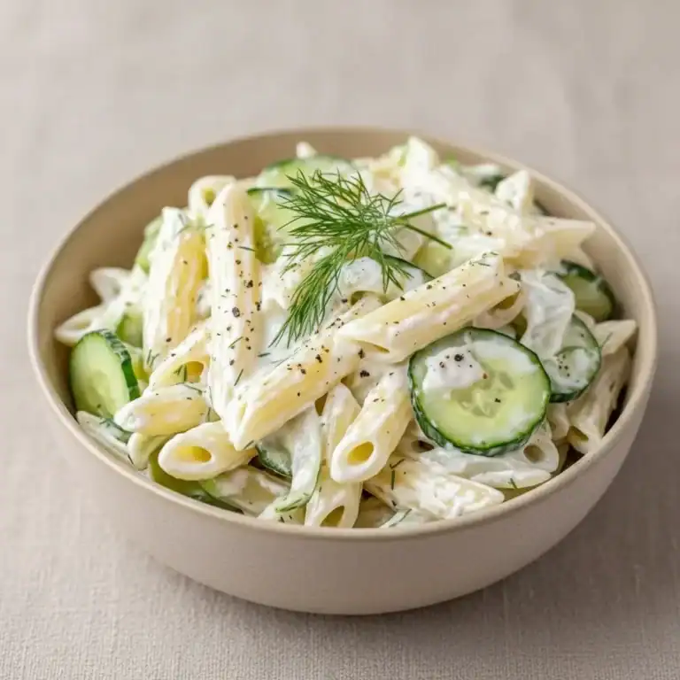 Fresh Cucumber Pasta Salad