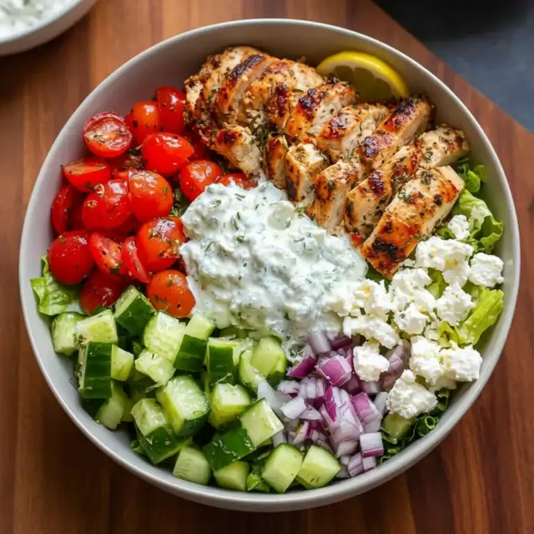 Greek Chicken Bowls for Meal Prep