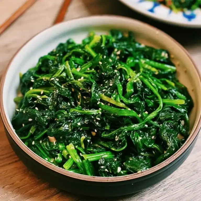 Korean Spinach Salad (Sigeumchi Namul)