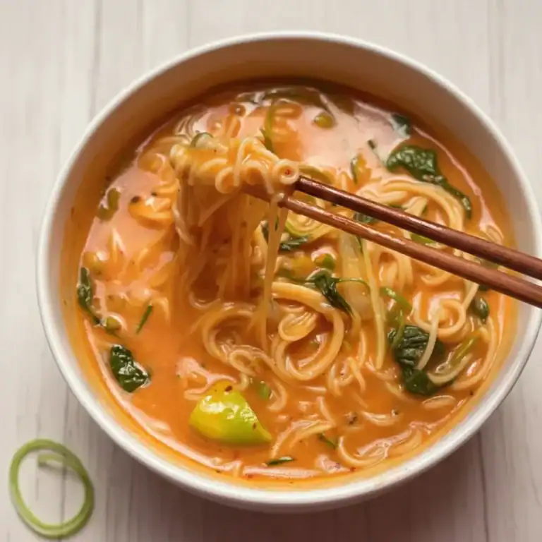 Quick Spicy Coconut Noodles