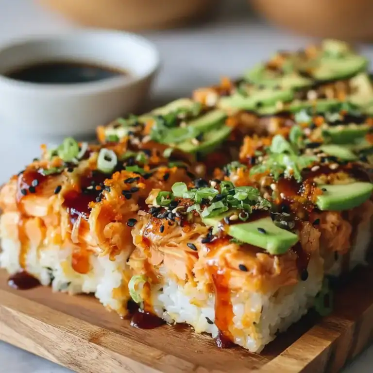 Viral Spicy Salmon Sushi Bake