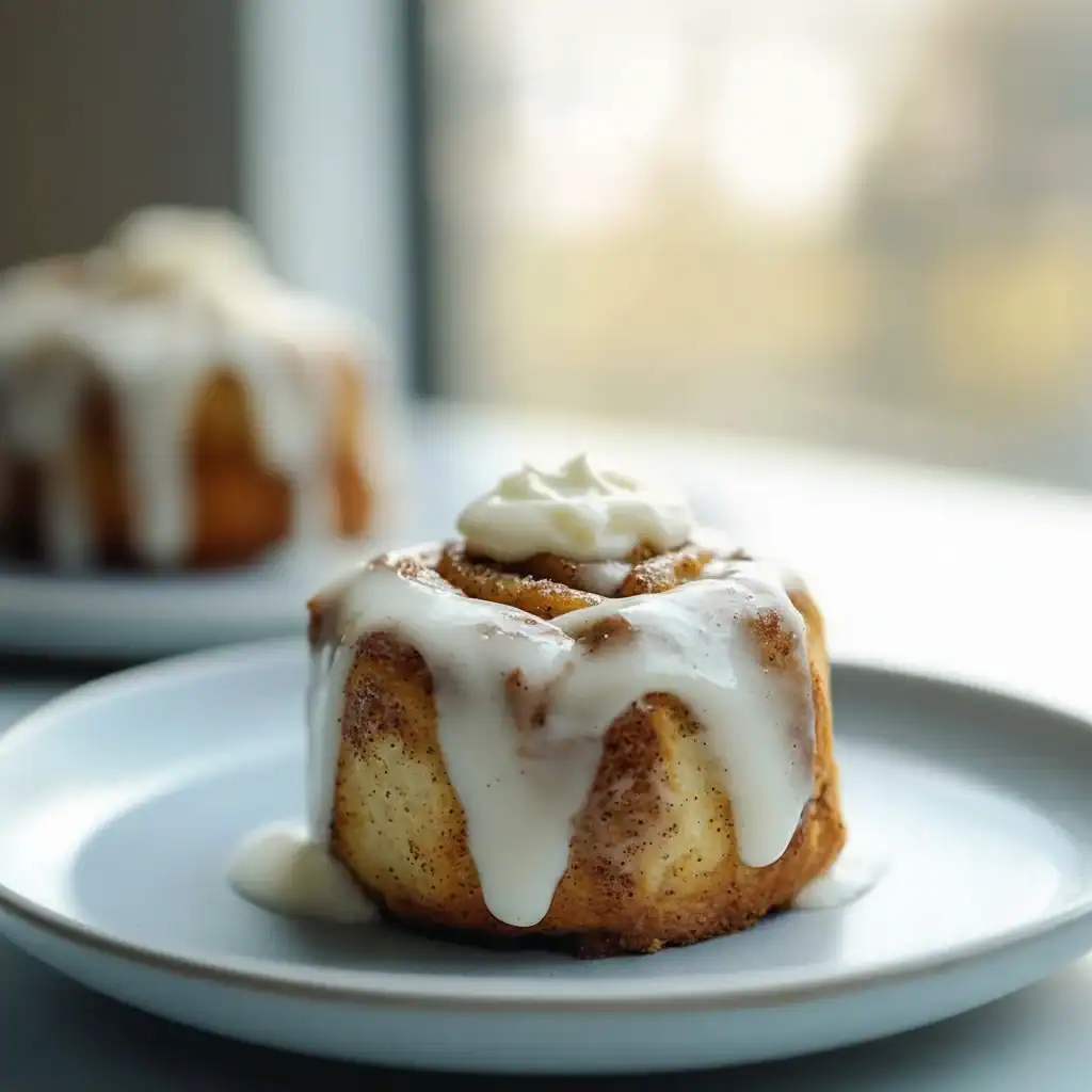 Banana Bread Cinnamon Rolls With Cream Cheese Frosting