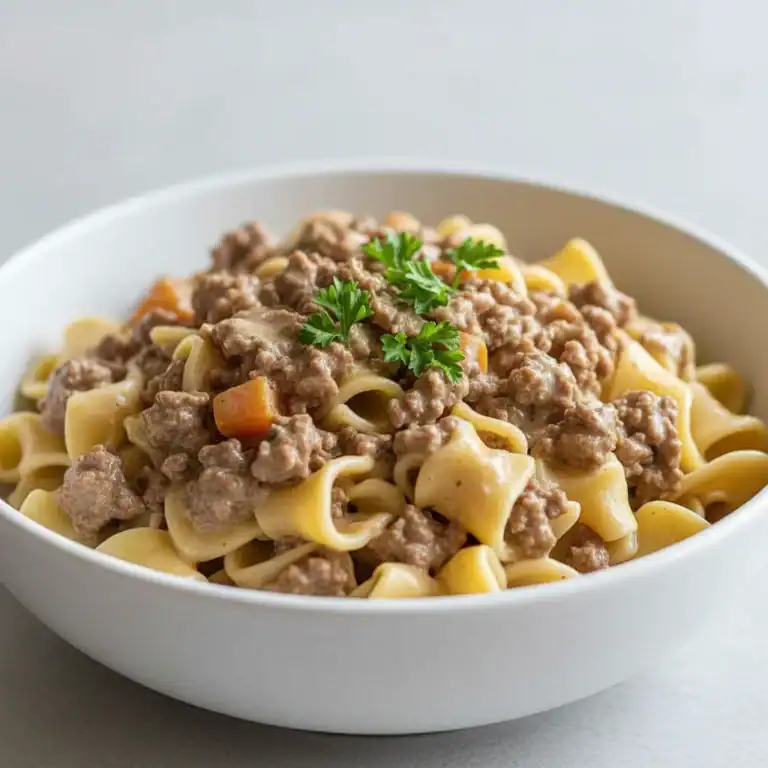 Beef Stroganoff With Ground Beef Recipe
