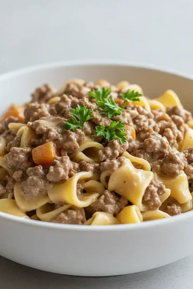 Beef Stroganoff With Ground Beef Recipe