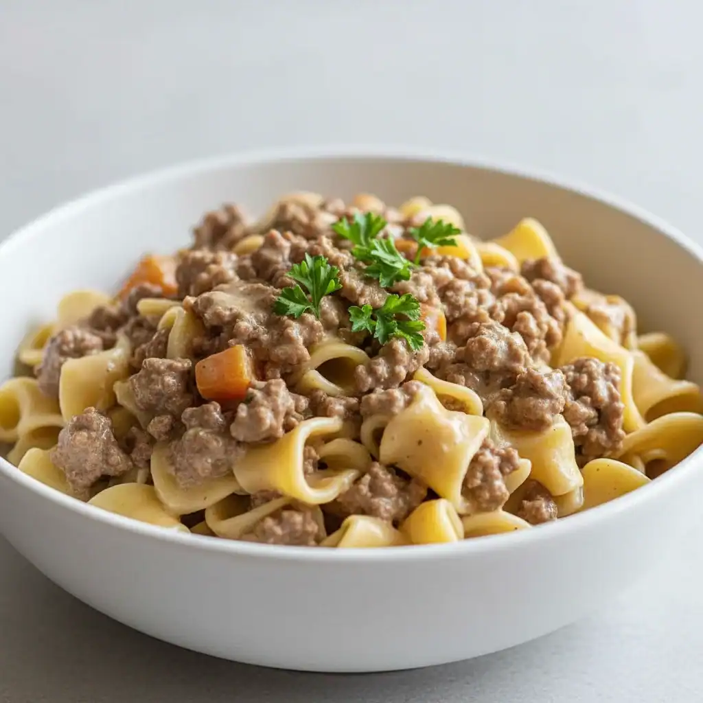 Beef Stroganoff With Ground Beef Recipe