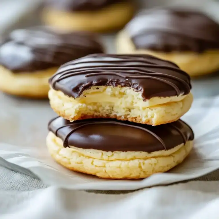 Boston Cream Pie Cookies Recipe