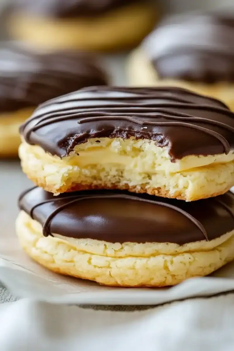 Boston Cream Pie Cookies Recipe