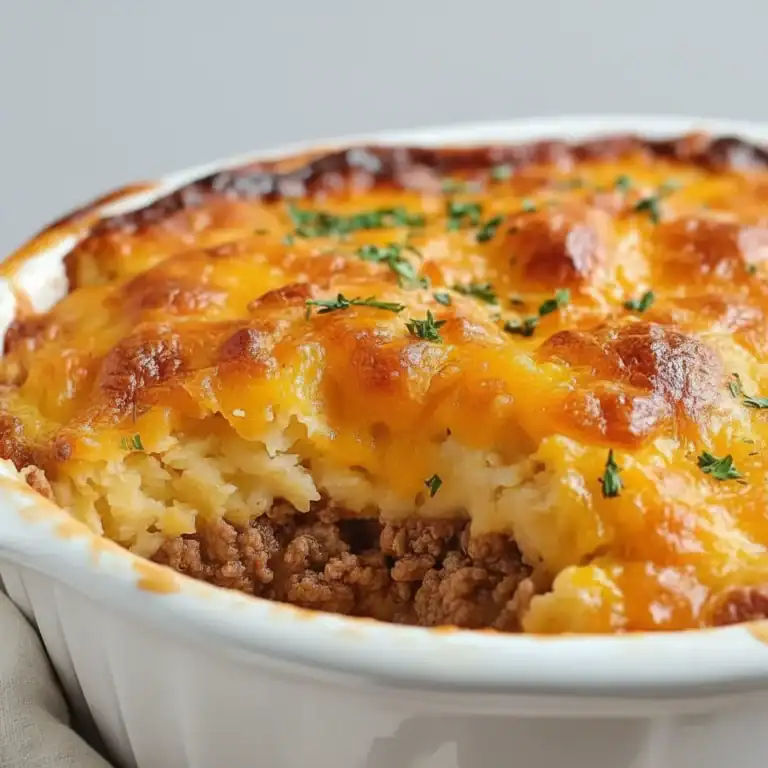 Cheddar Bay Ground Beef Cobbler Recipe