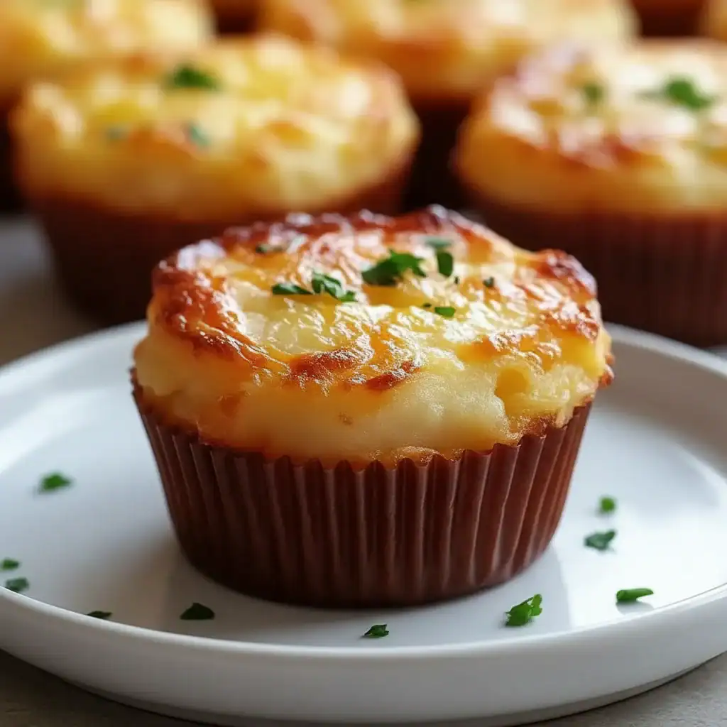 Cheesy Mashed Potato Muffins Recipe Side