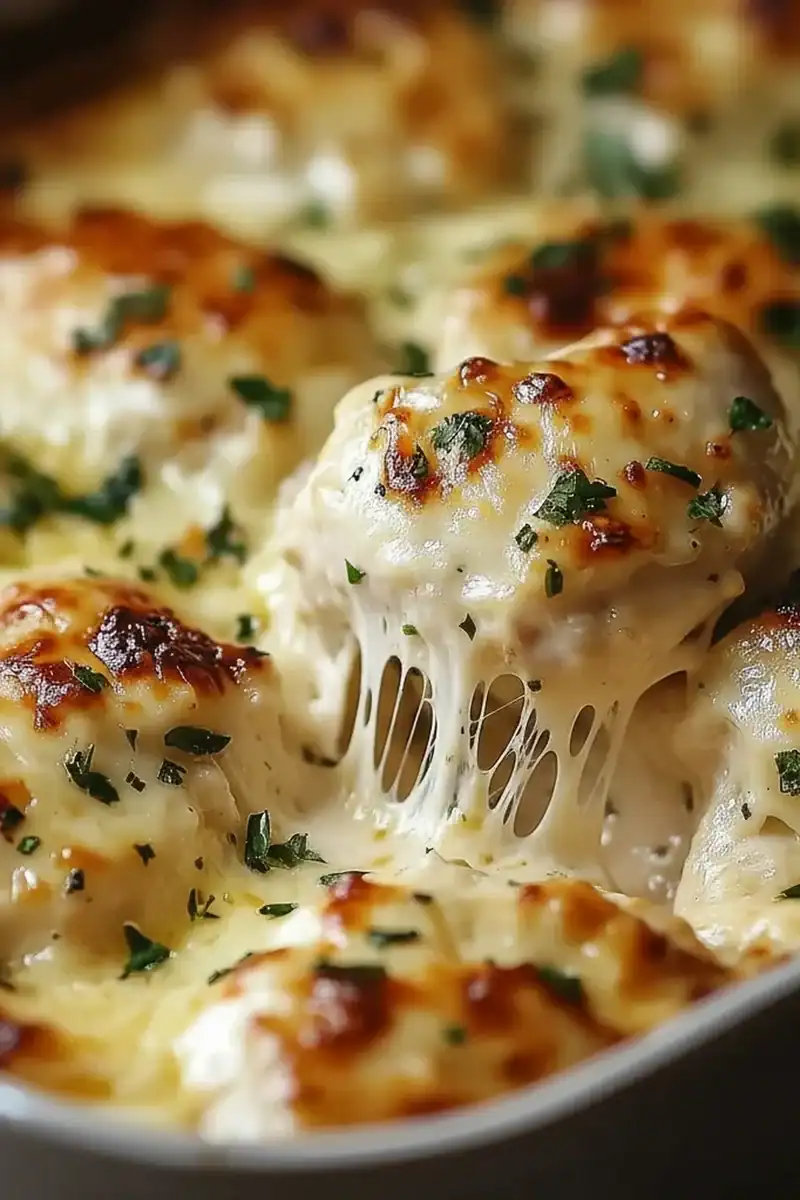 Cheesy Mozzarella Chicken Bake Dinner