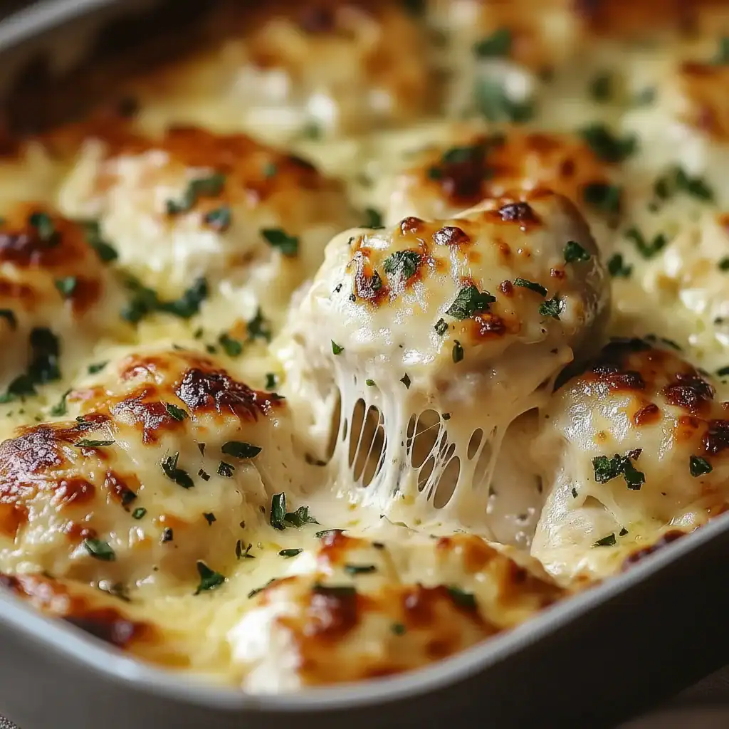 Cheesy Mozzarella Chicken Bake Dinner