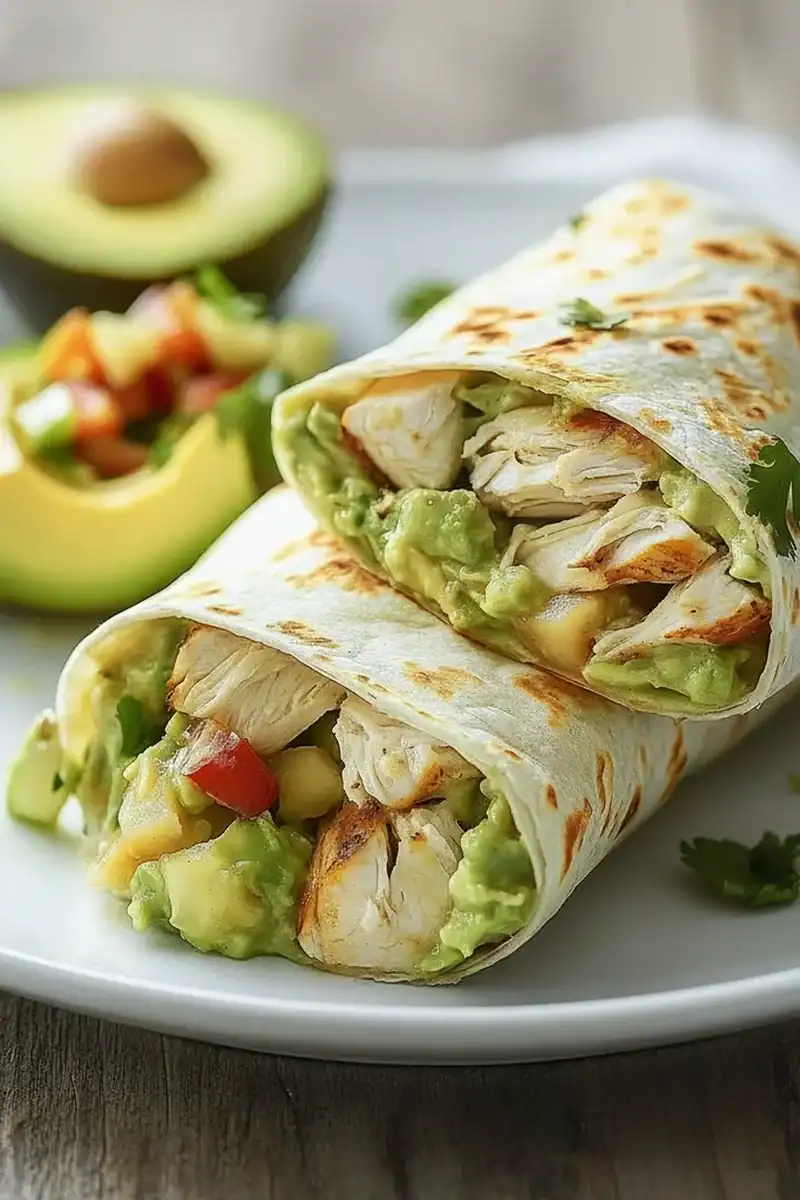 Chicken Avocado Ranch Burritos Recipe For Dinner