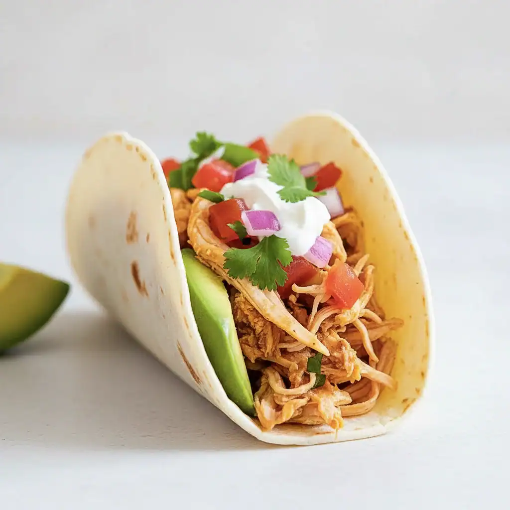 Chicken Tacos In A Crockpot Recipe