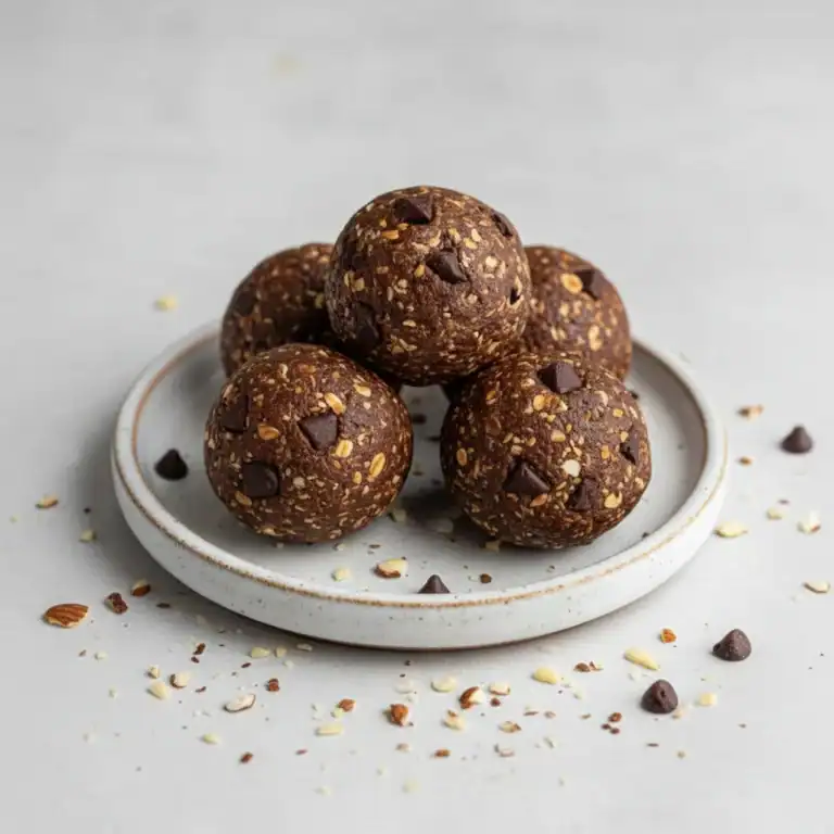 Chocolate Almond Butter Protein Balls