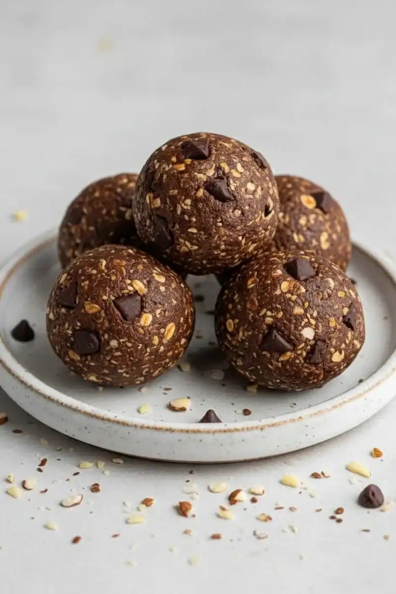 Chocolate Almond Protein Balls