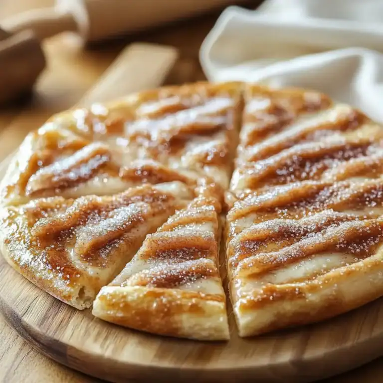 Cinnamon-Sugar Dessert Pizza Recipe
