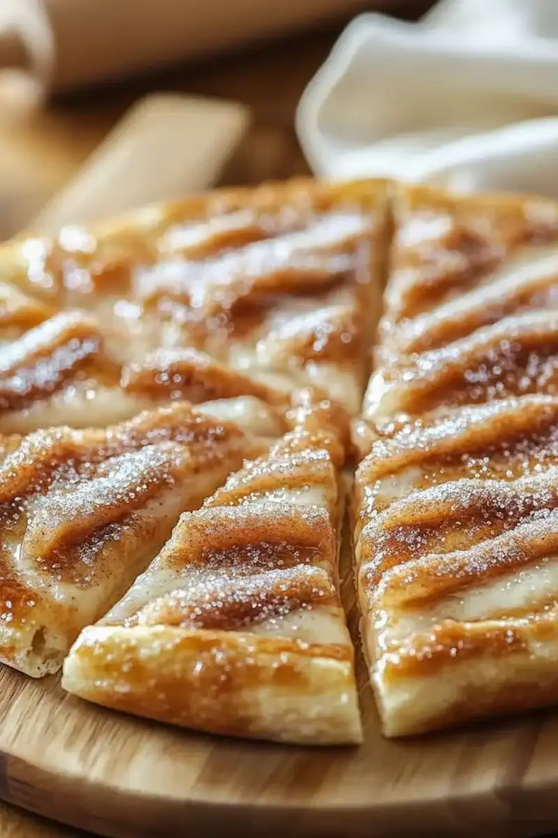Cinnamon-Sugar Dessert Pizza Recipe