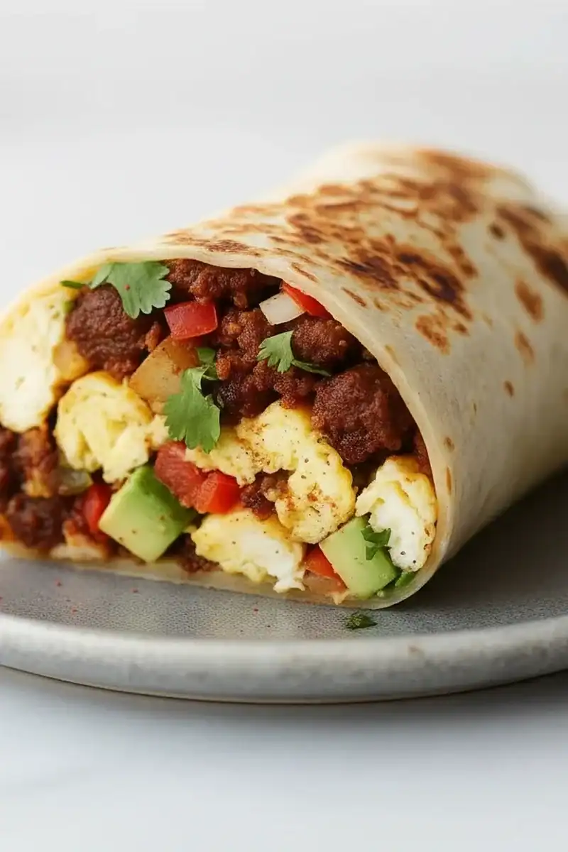 Classic Breakfast Burrito Recipe Morning