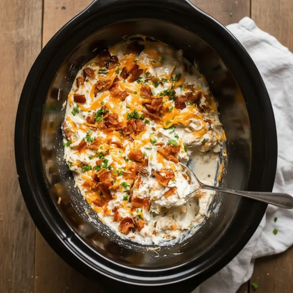 Creamy Crock Chicken Casserole Dinner