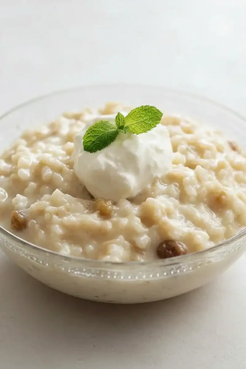 Creamy Rice Pudding With Cooked Rice Recipe