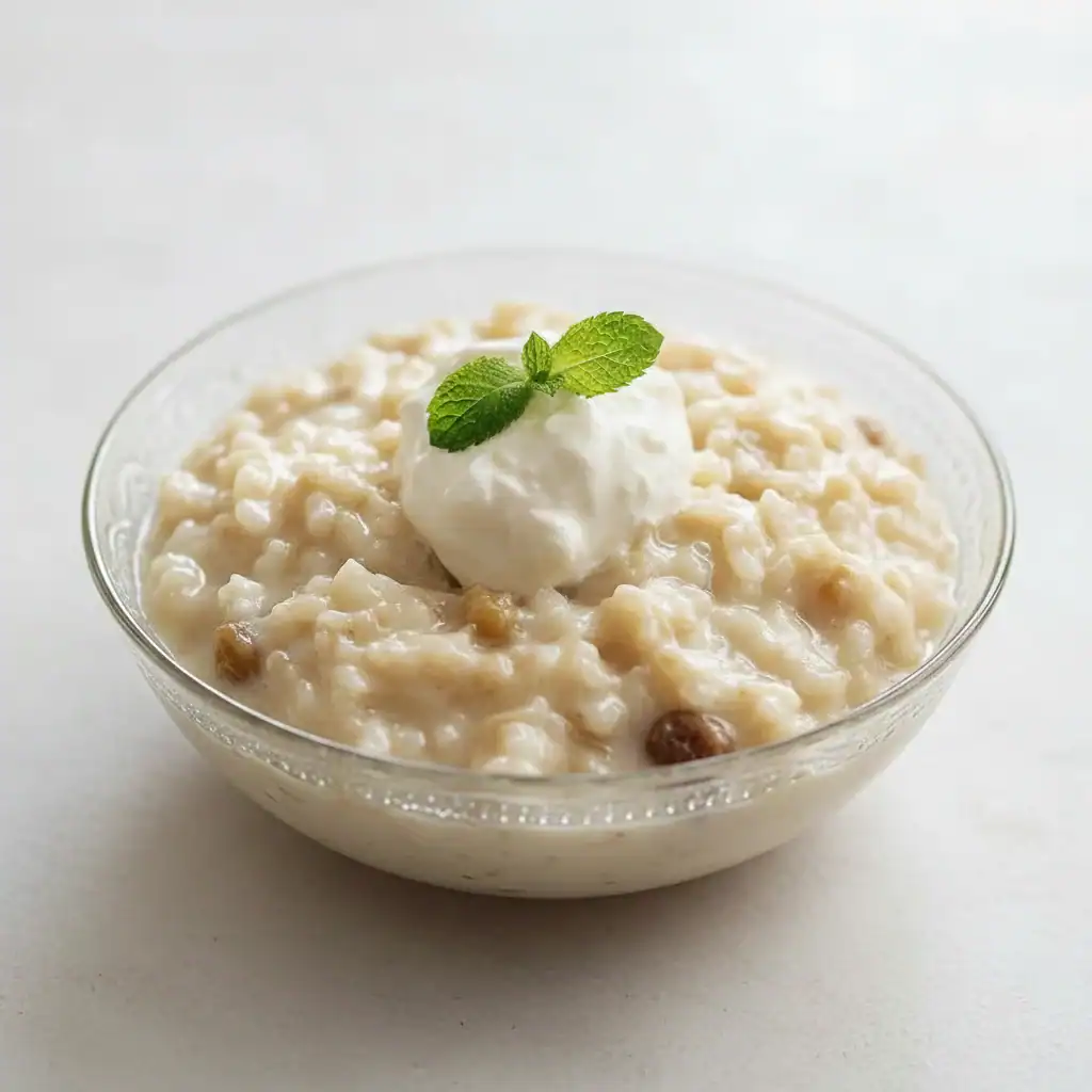 Creamy Rice Pudding With Cooked Rice Recipe