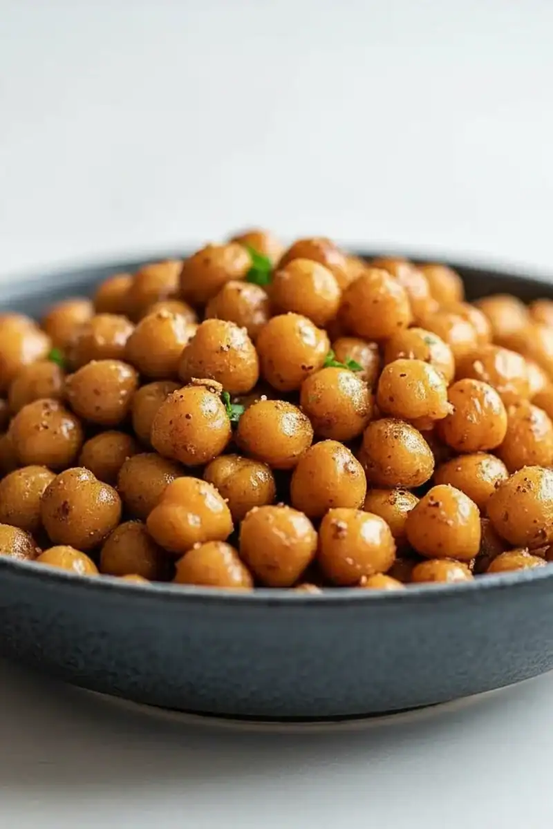 Crunchy Roasted Chickpeas Recipe Snack
