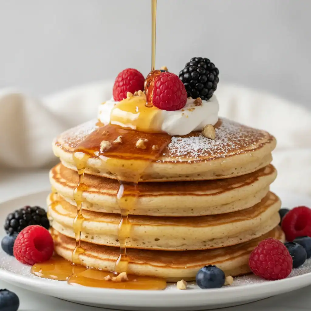 Fluffy Bisquick Pancakes Breakfast