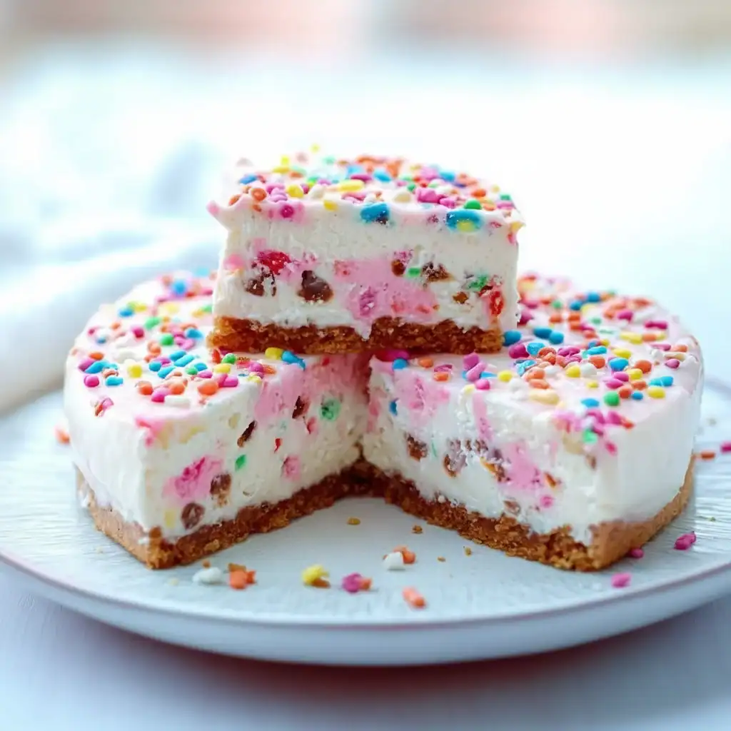 Frosted Animal Cookie Cheesecake Recipe