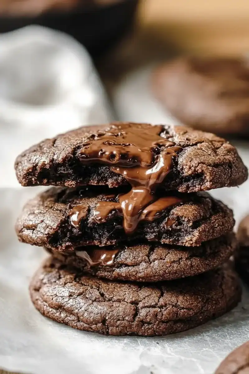 Gooey Nutella Lava Cookies Recipe