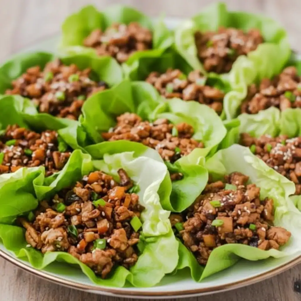 Healthy Chicken Lettuce Wraps