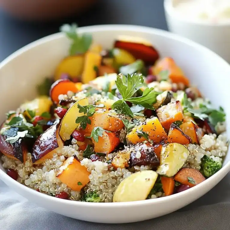 Healthy Quinoa Roasted Veggie Salad