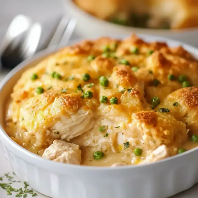 Hearty Chicken Cobbler Casserole Recipe