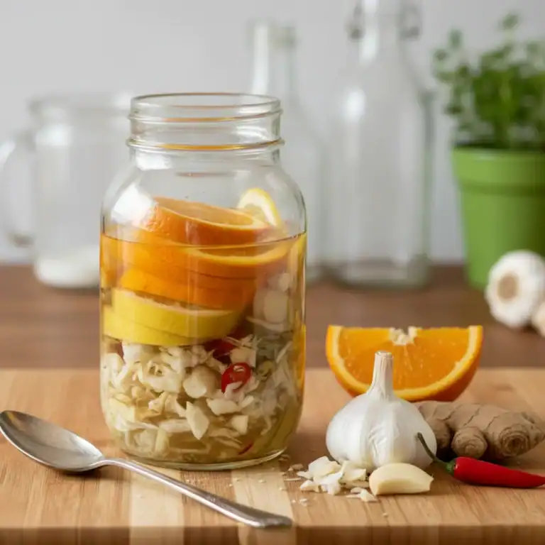 Homemade Fire Cider Immune Booster