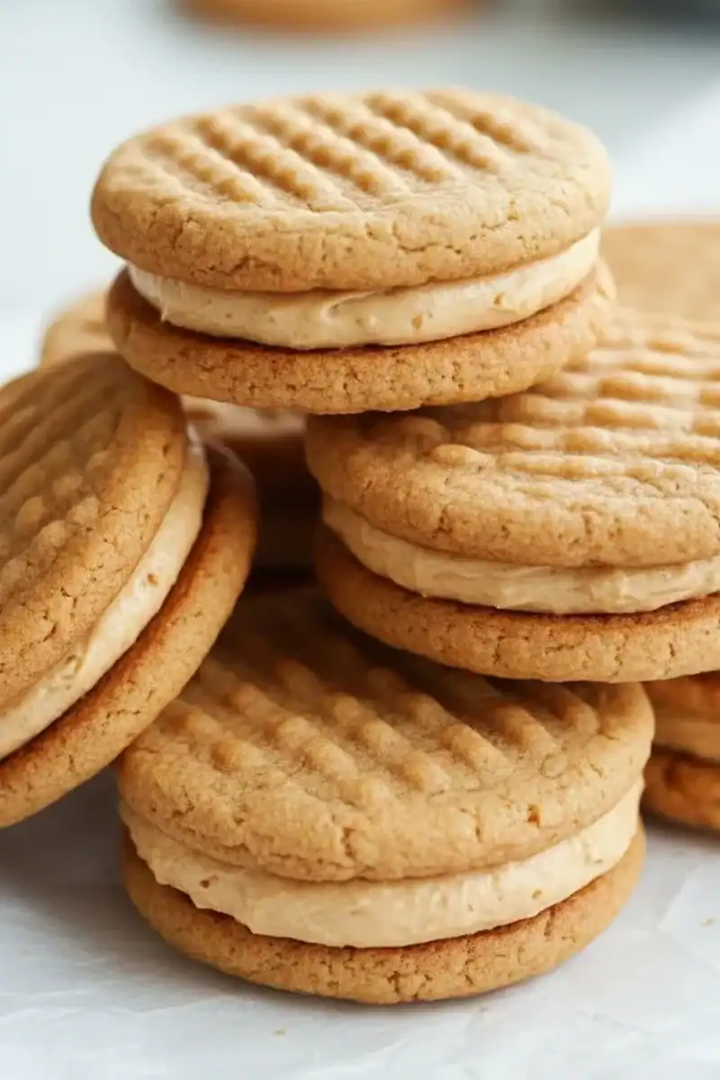 Homemade Peanut Butter Sandwich Cookies Recipe