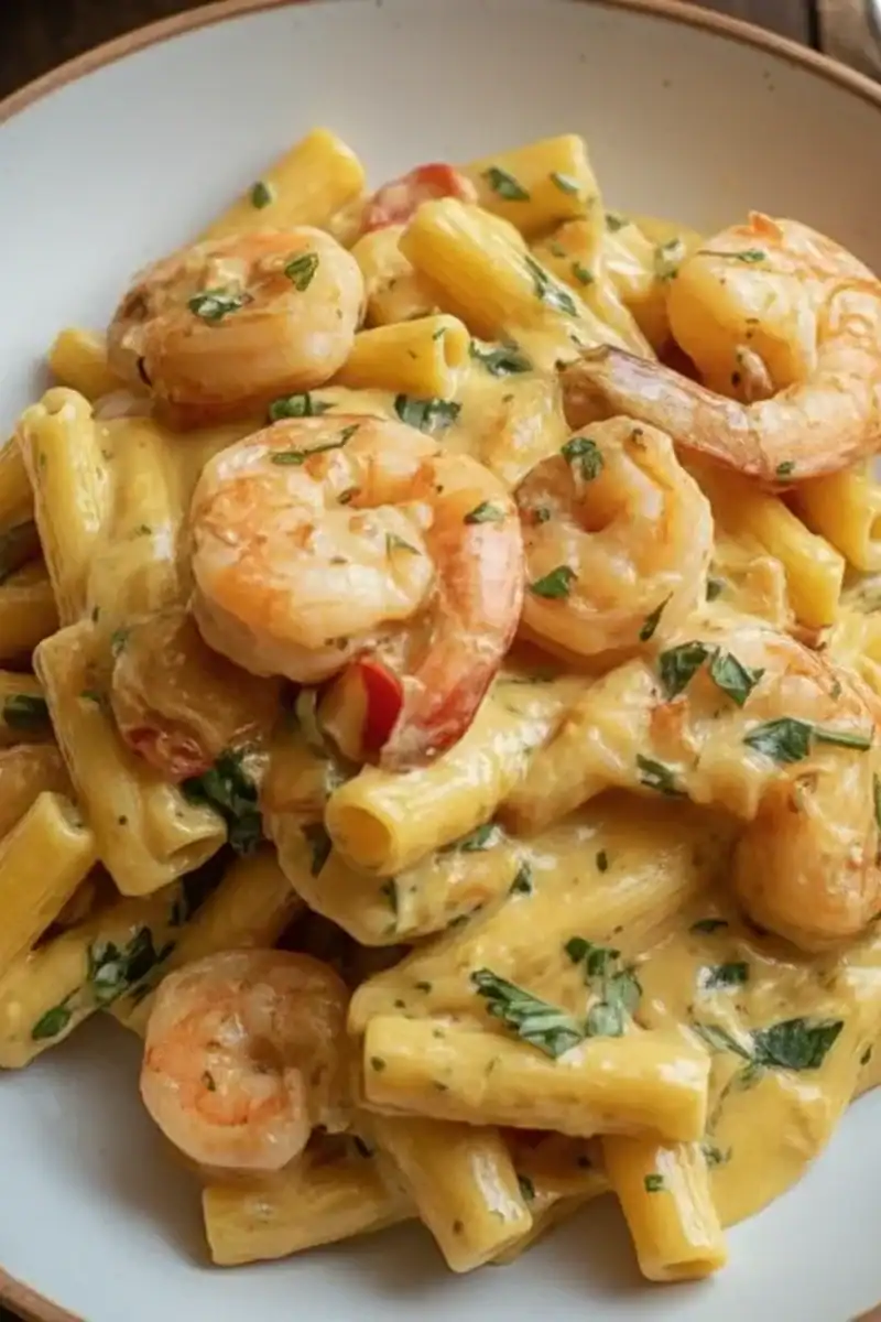 Jamaican Shrimp Pasta