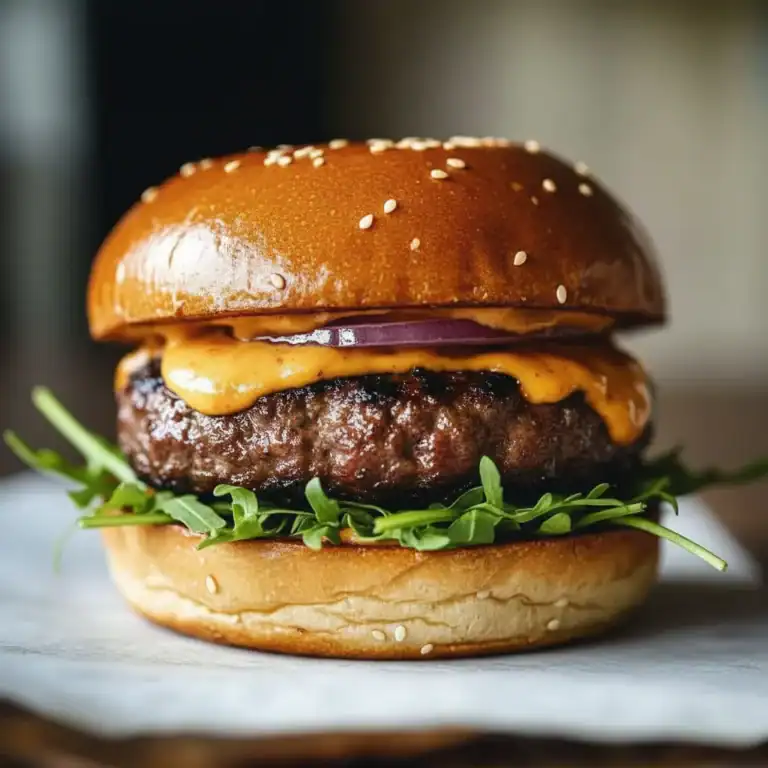 Juicy Lamb Burger Recipe For Dinner