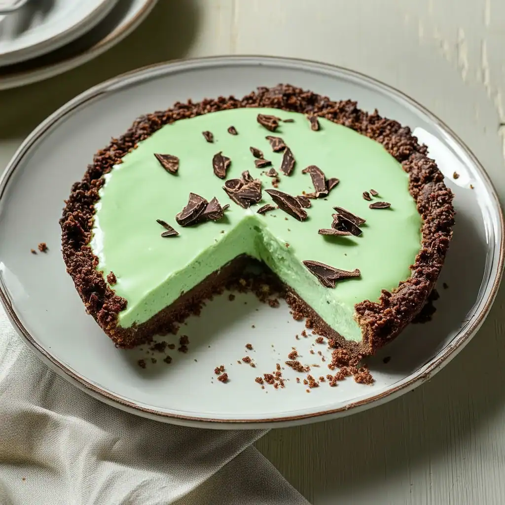 Minty Grasshopper Pie Recipe Dessert