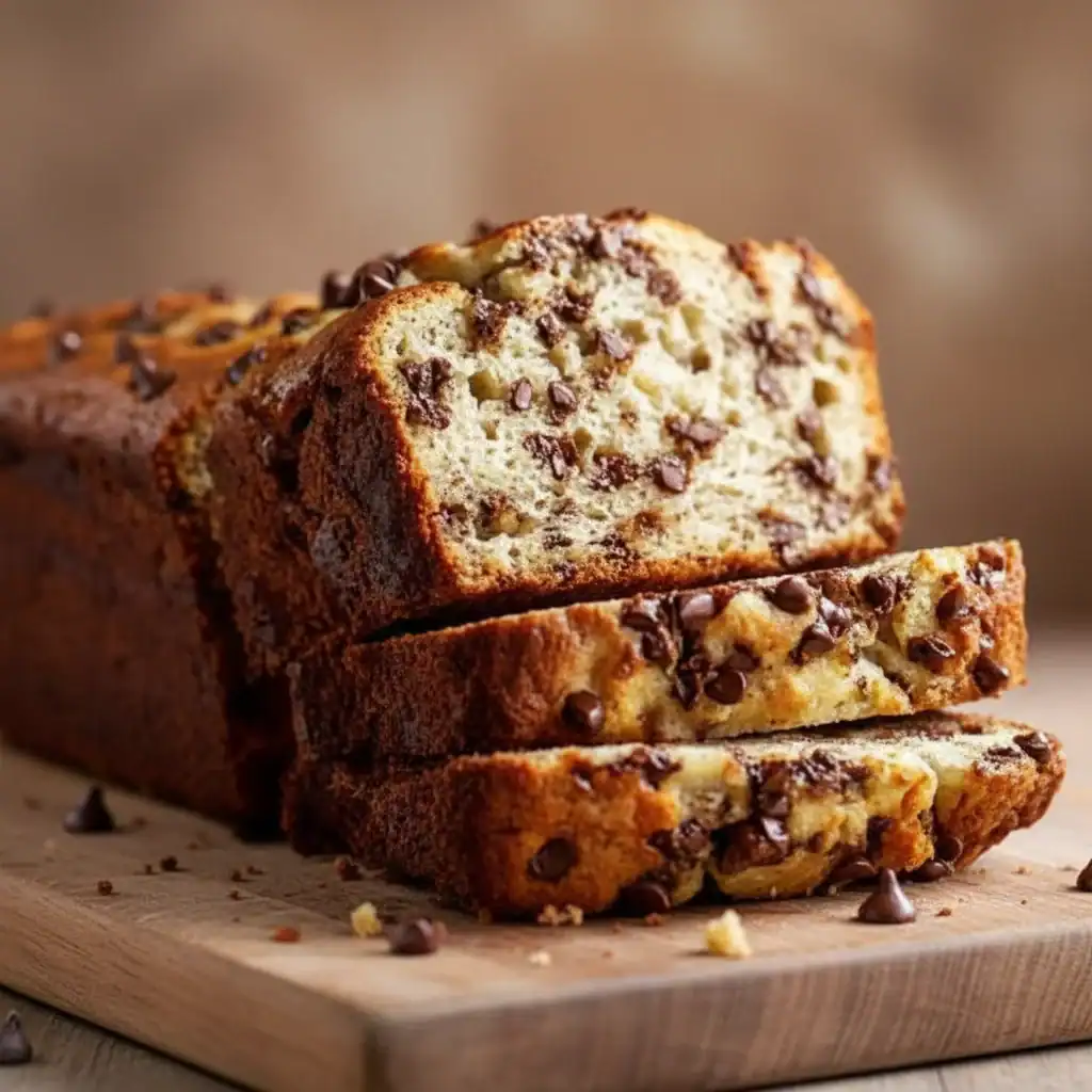 Moist Chocolate Chip Banana Bread